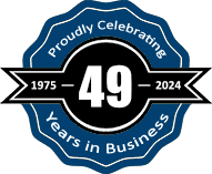 Celebrating 49 years in business - 2024